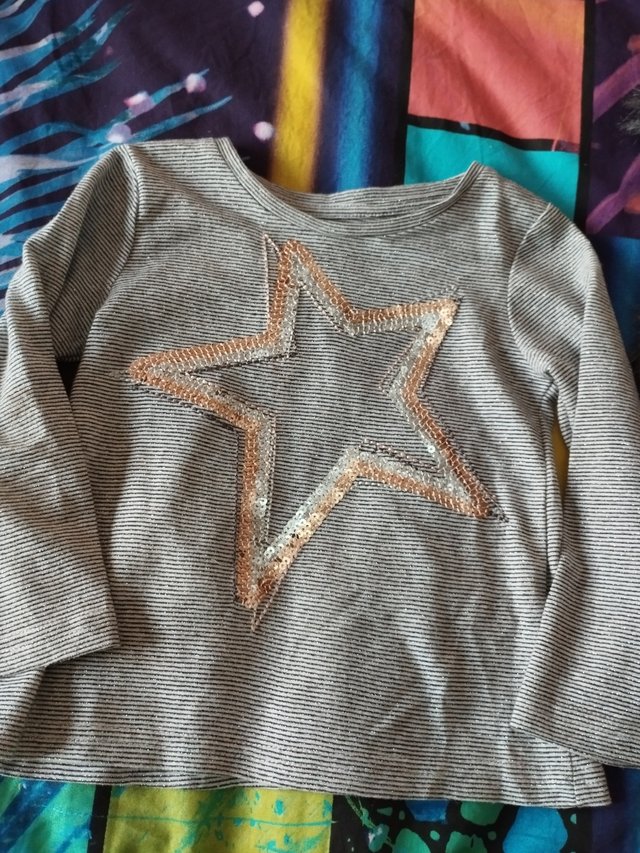 Ropa niña conjunto camiseta /chaleco T.2/3años