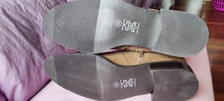 Botas altas de ante marrón N 38