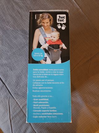 Mochila portabebés tuc tuc