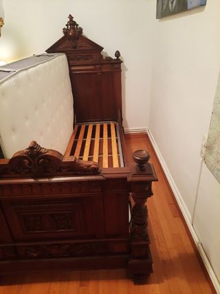 Cama individual estilo alfonsino s.XIX