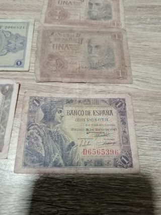 Billetes  1 peseta