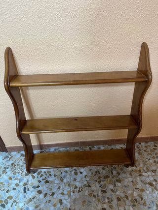 estanteria de madera