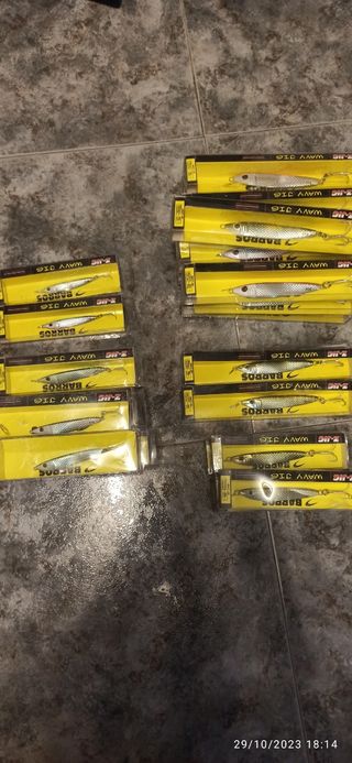 Señuelos wavy jig barros pesca