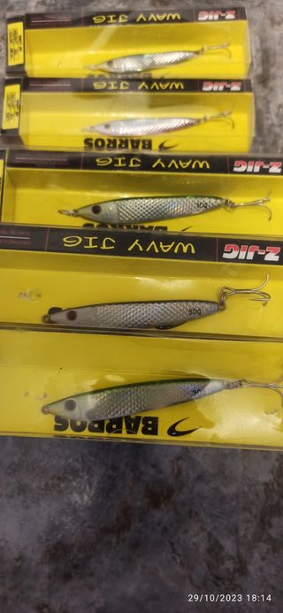Señuelos wavy jig barros pesca