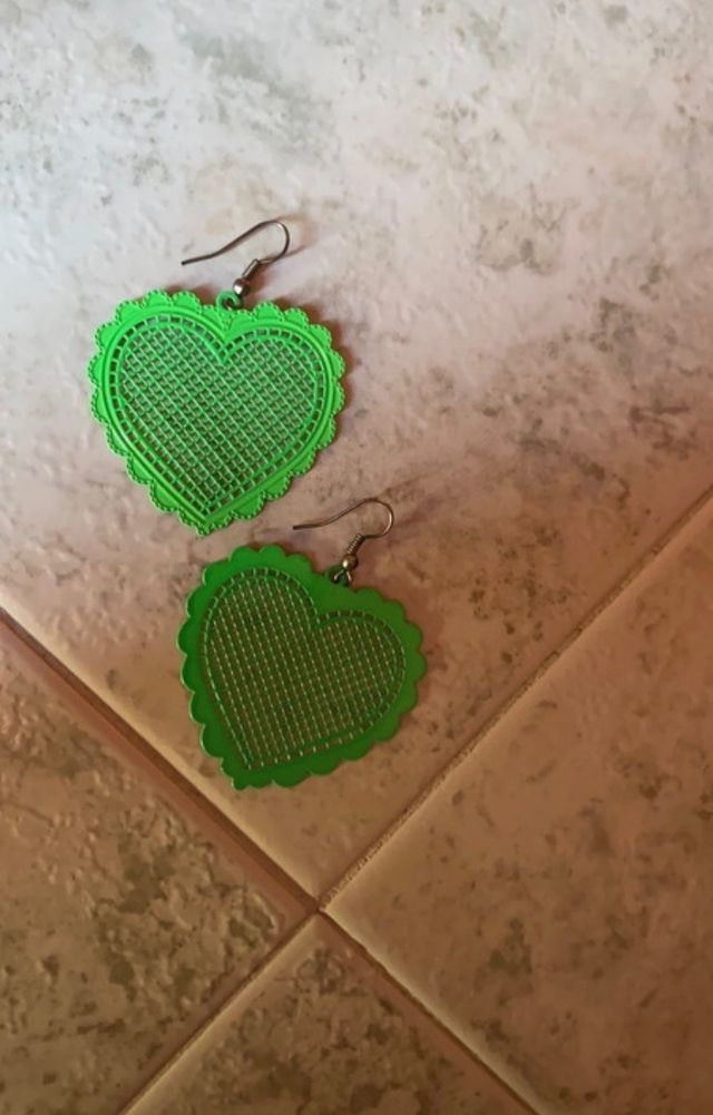 orecchini a forma di cuore