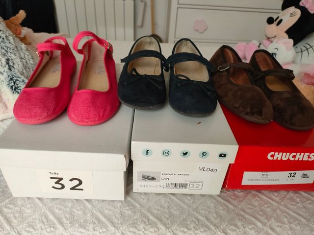 Zapatos bailarinas niña