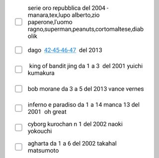 manga giapponesi e fumetti vari