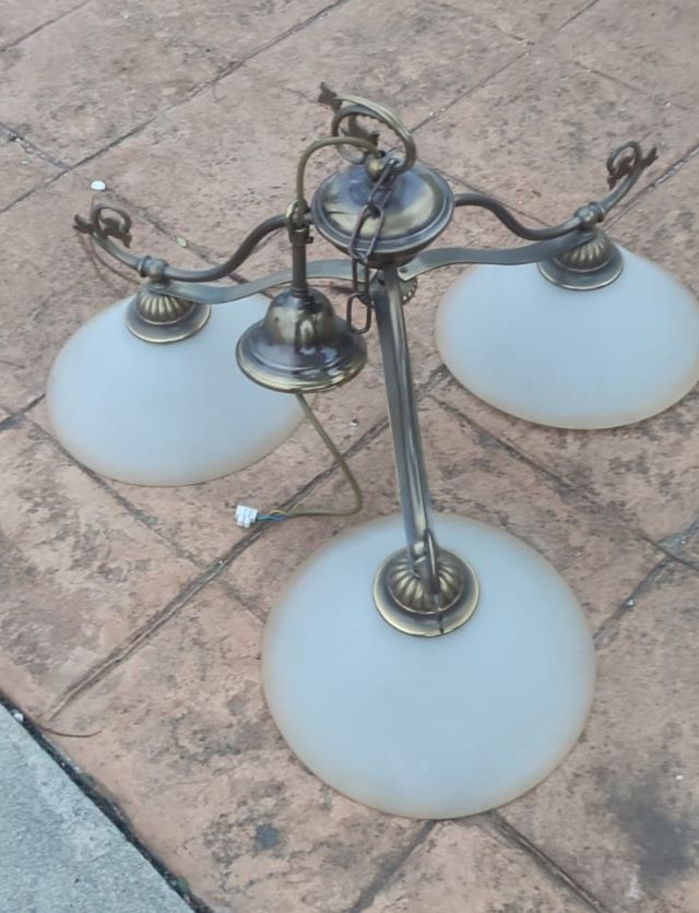 lampara de techo 3 focos