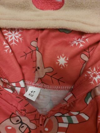 Pijama disfraz reno navideño