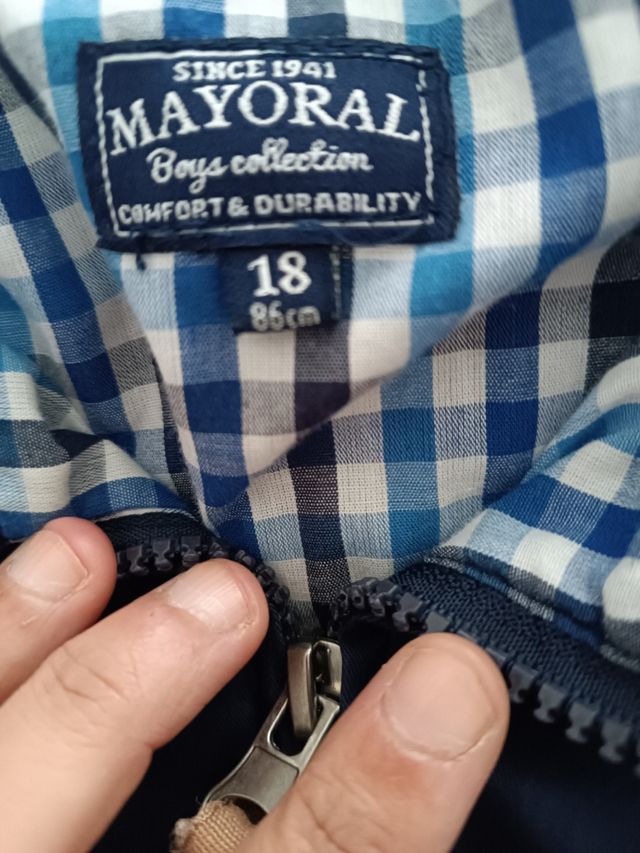 cazadora Mayoral bebé 18 meses