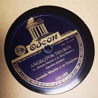 Colección discos gramófono