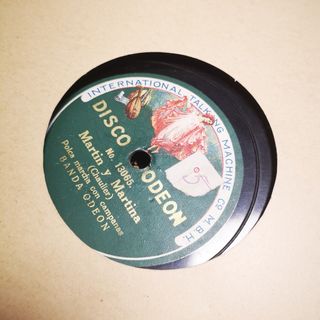 Colección discos gramófono