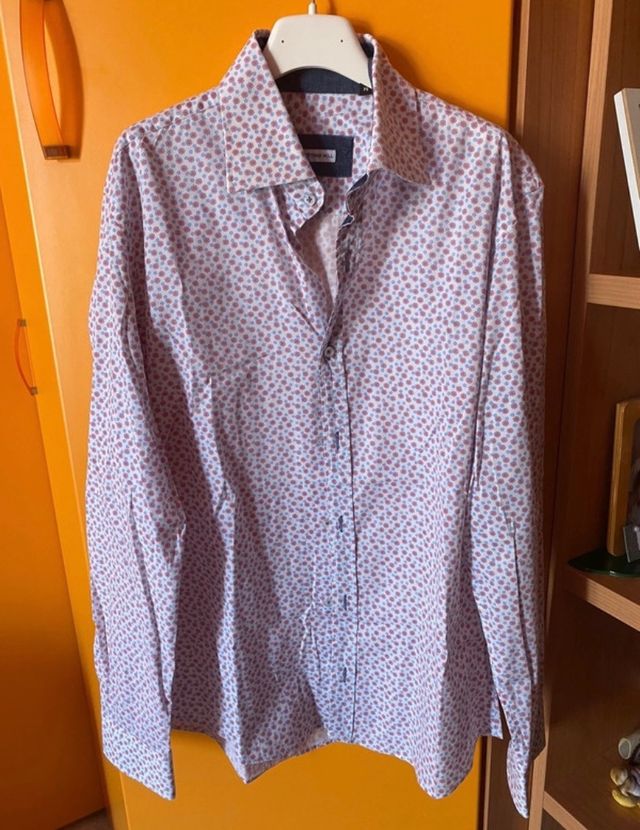 camicia a fantasia uomo
