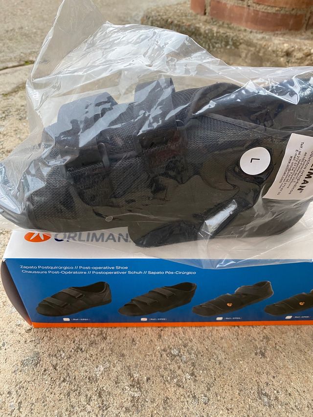 Zapato Ortopedico Post Operatorio En Talo 