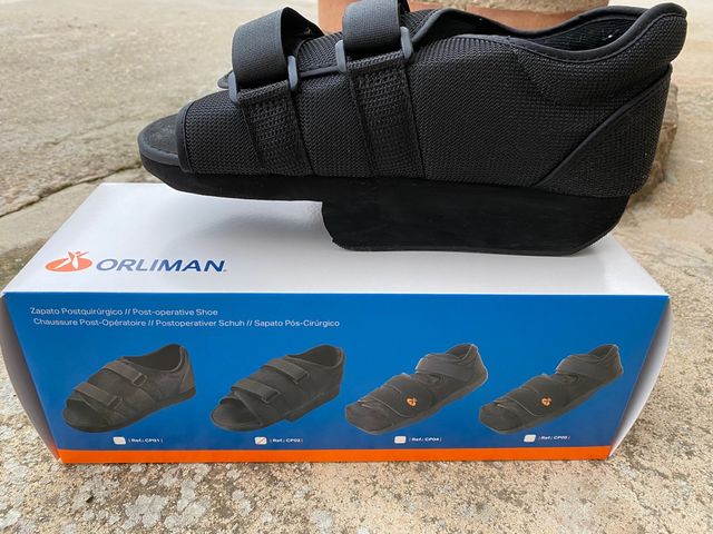 Zapato Ortopedico Post Operatorio En Talo 