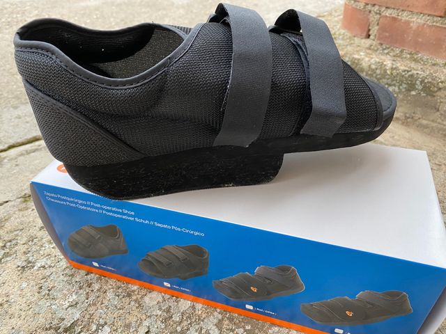 Zapato Ortopedico Post Operatorio En Talo 
