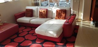 Chaiselongue de piel
