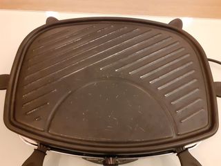 Plancha de asar con raclette Bifinet