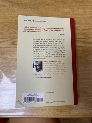 Libro Un mundo feliz