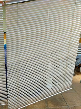 lote tres Persianas venecianas PVC  90x125 cm
