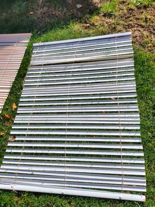 lote tres Persianas venecianas PVC  90x125 cm