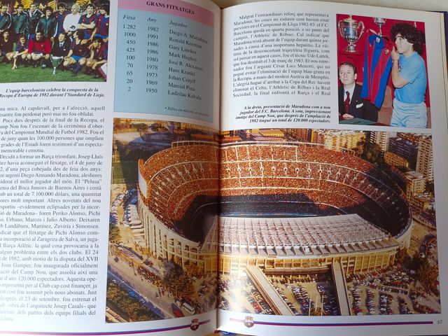 Libro sobre la historia del FC Barcelona.