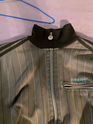 chaqueta adidas vintage verde XL