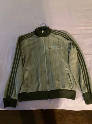 chaqueta adidas vintage verde XL