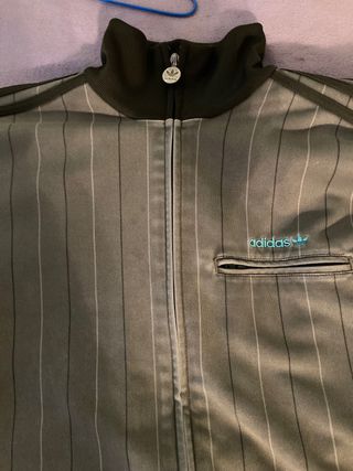 chaqueta adidas vintage verde XL