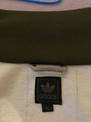 chaqueta adidas vintage verde XL