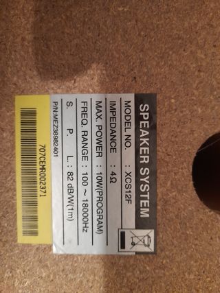 Juego dos altavoces