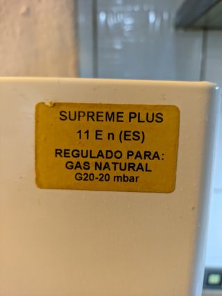Calentador estanco Cointra supreme plus 