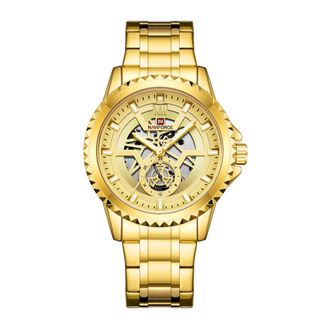 Reloj hombre moviento japon de cuarzo color oro