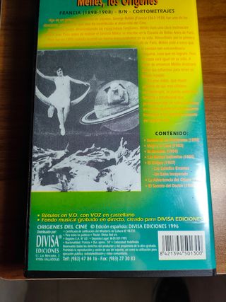 Película VHS Méliès, los orígenes.