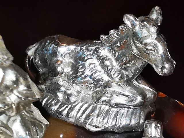 Presepe su agata gialla