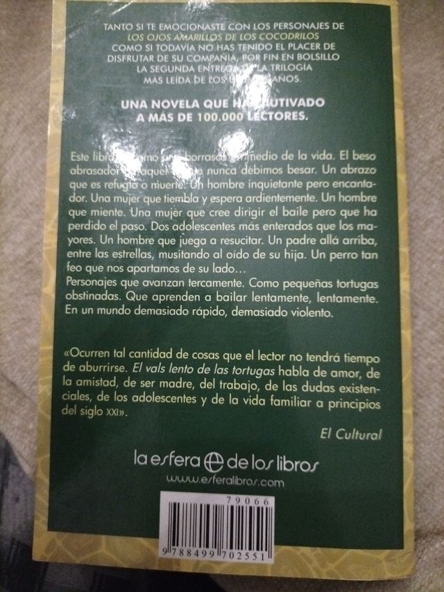 El vals lento de las tortugas.