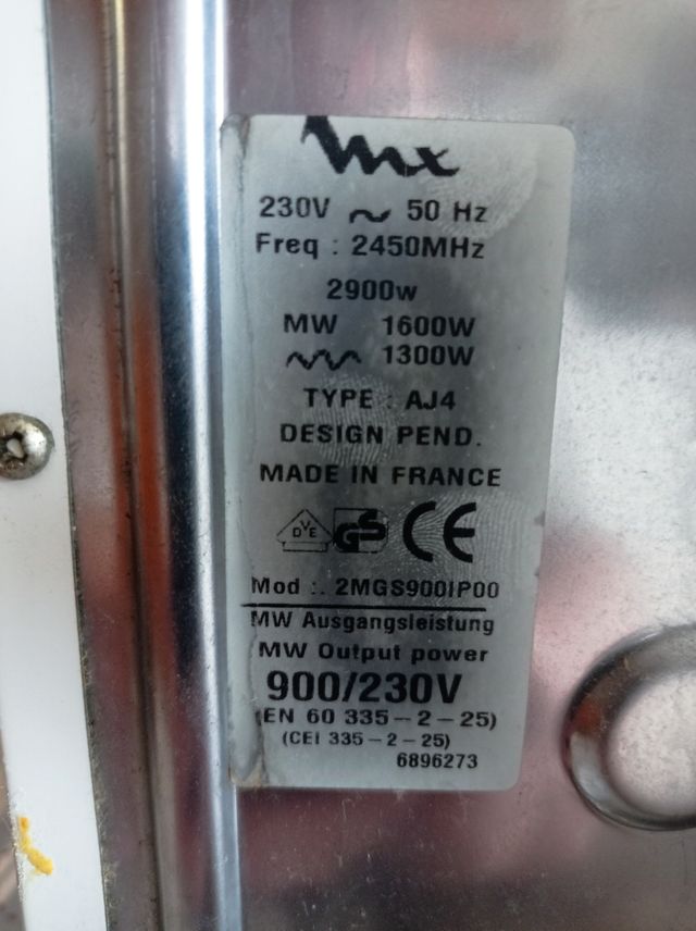 Capacitor microondas 23L6516R