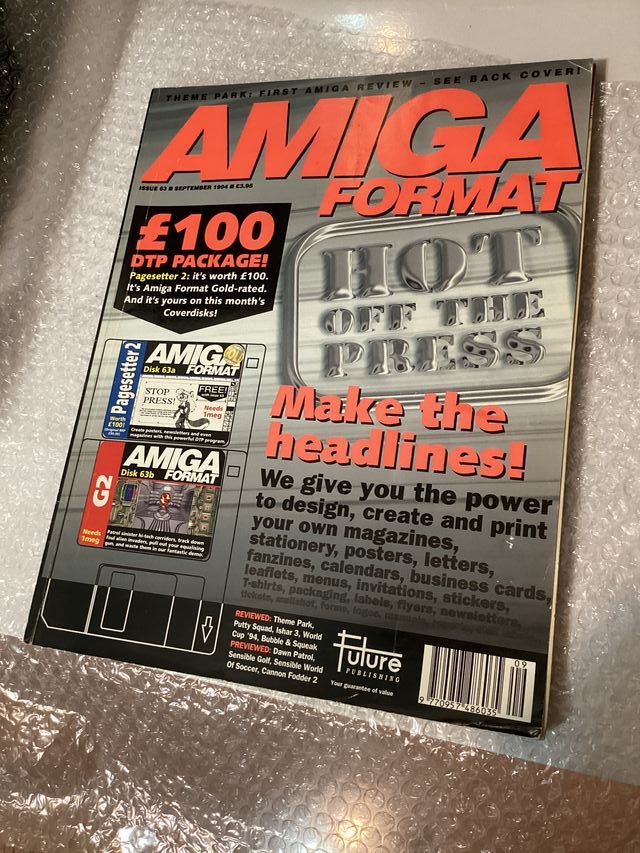 REVISTA AMIGA FORMAT Nº 63 SEPTIEMBRE 1994