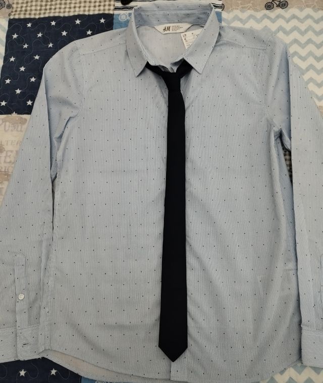 Camisa con corbata niño.Talla 152cm.