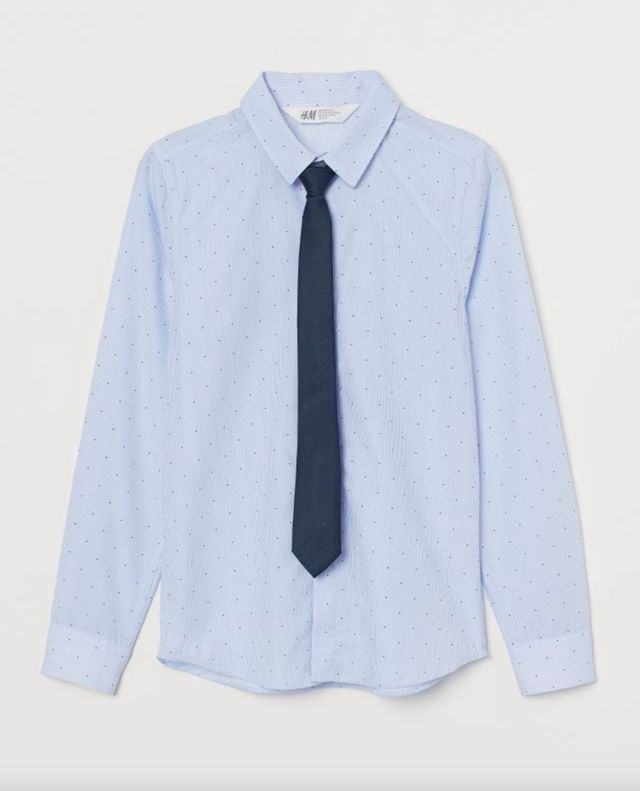 Camisa con corbata niño.Talla 152cm.