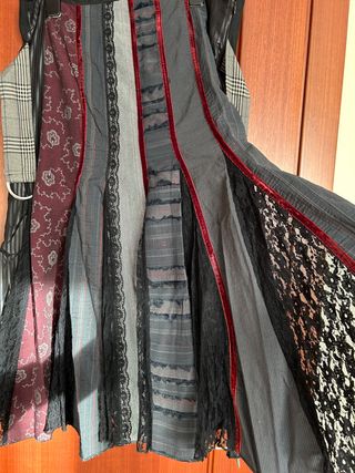 Falda fiesta desigual