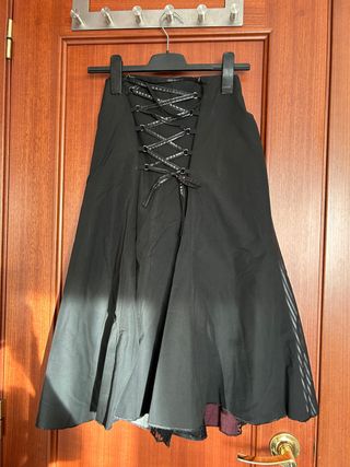 Falda fiesta desigual