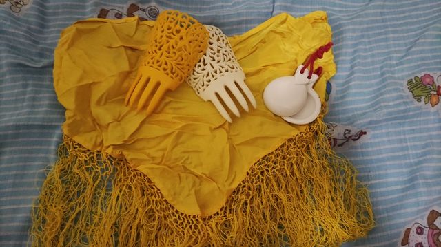 Vestido de flamenca sevillana