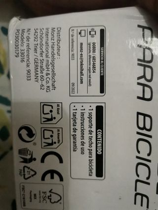 Colgador soporte techo para bicicleta