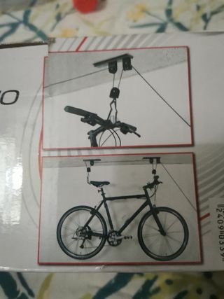 Colgador soporte techo para bicicleta