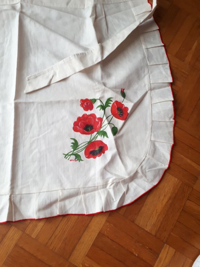 Grembiule vintage da cucina dipinto