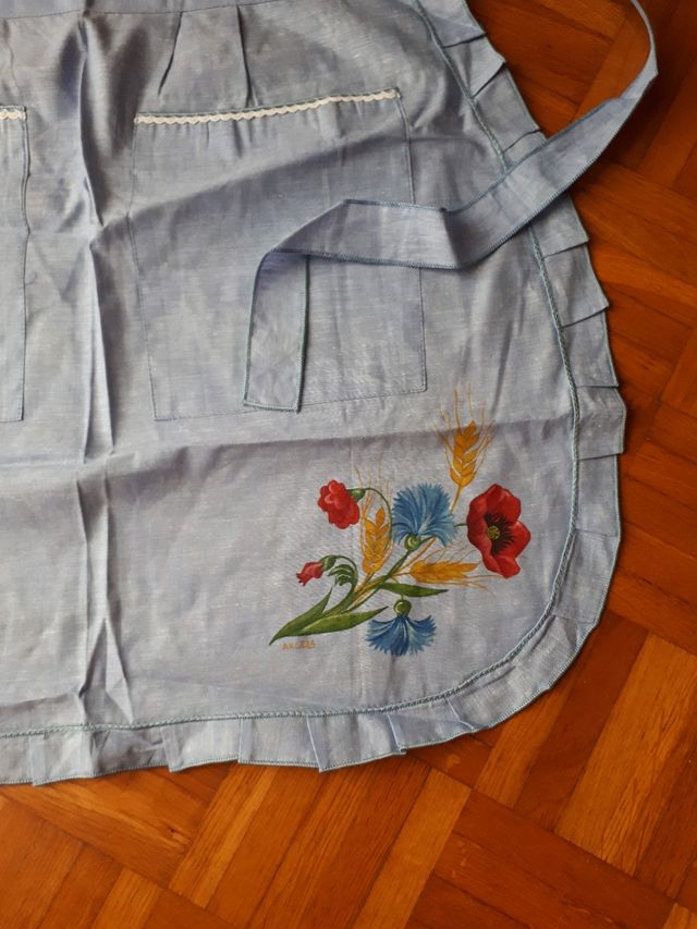 Grembiule vintage da cucina dipinto