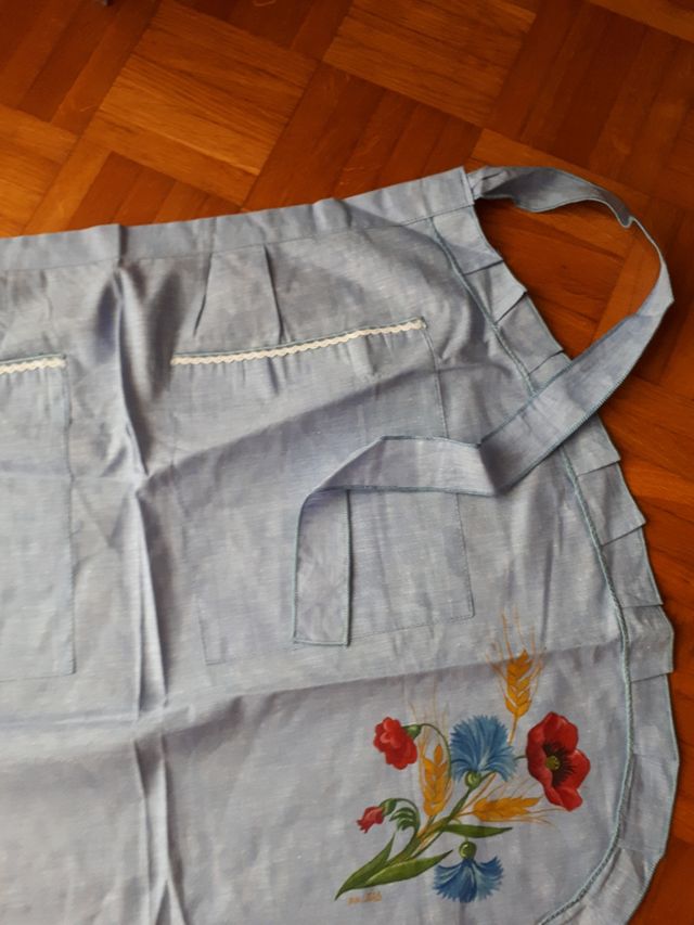 Grembiule vintage da cucina dipinto