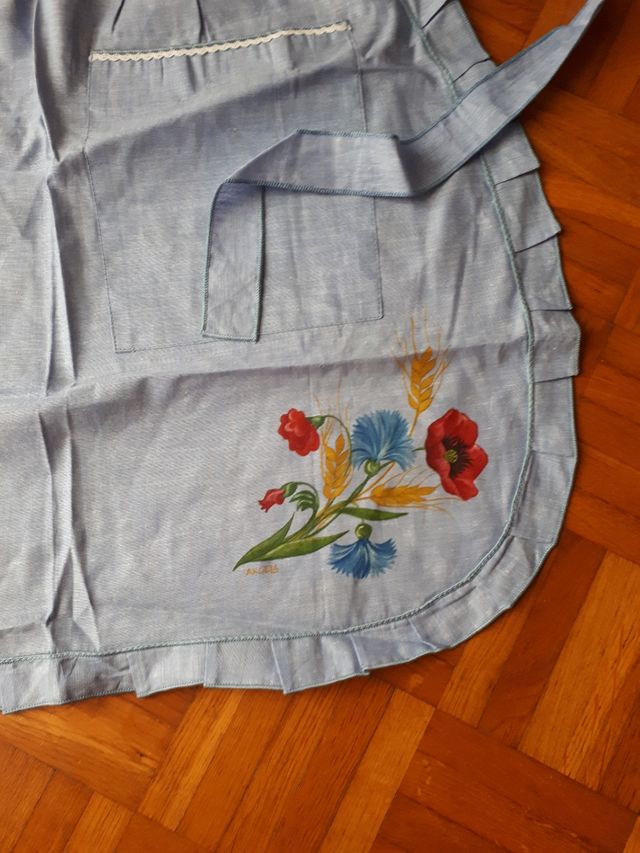 Grembiule vintage da cucina dipinto