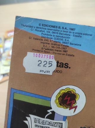 6 Tebeos de Mortadelo y Filemón 1989 (1° edición)